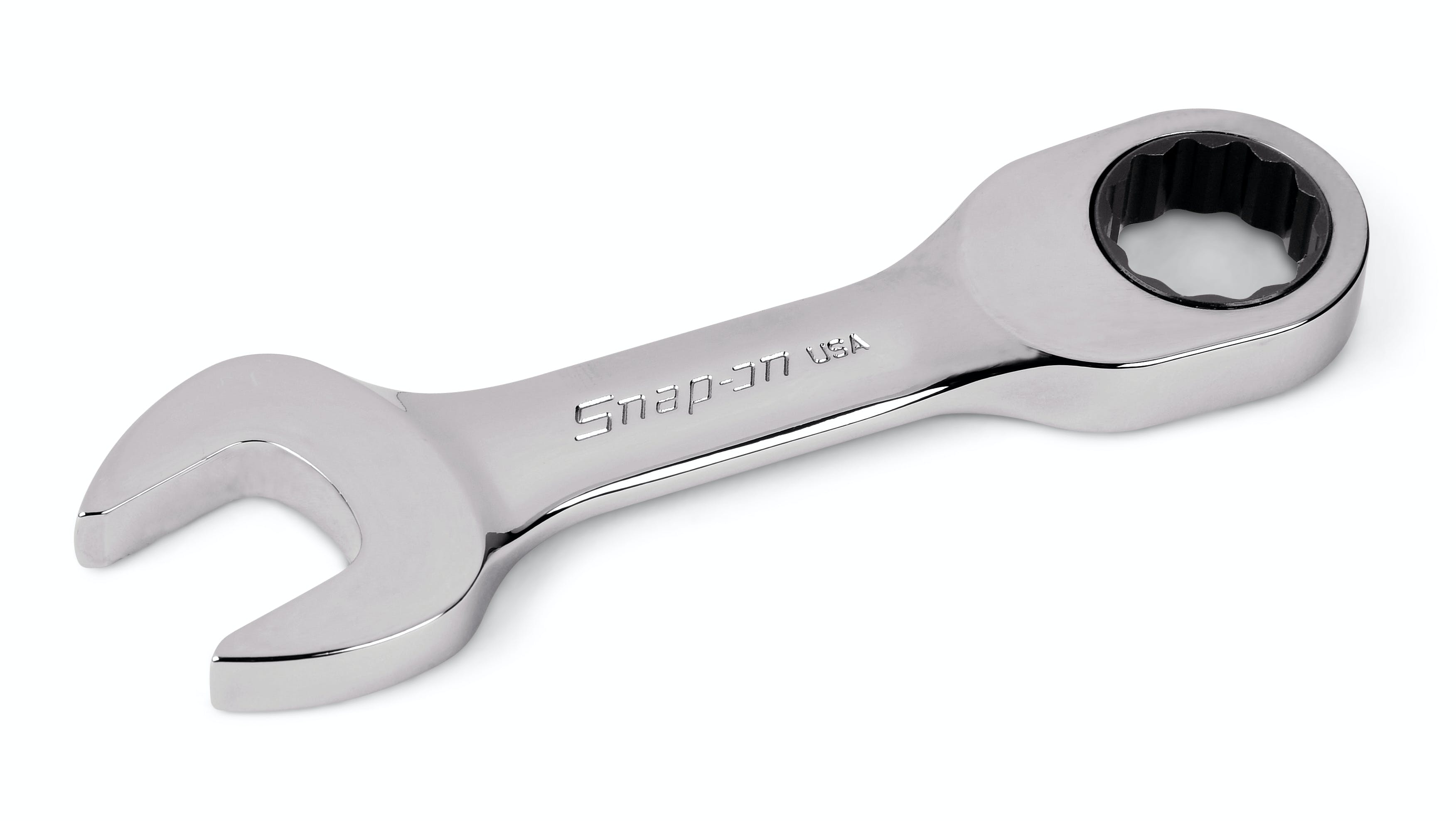 19 mm 12-Point Metric Flank Drive® 0° Offset Short Ratcheting Combination Wrench | OXKRM19 19 mm 12-Point Metric Flank Drive® 0° Offset Short Ratcheting Combination Wrench | OXKRM19